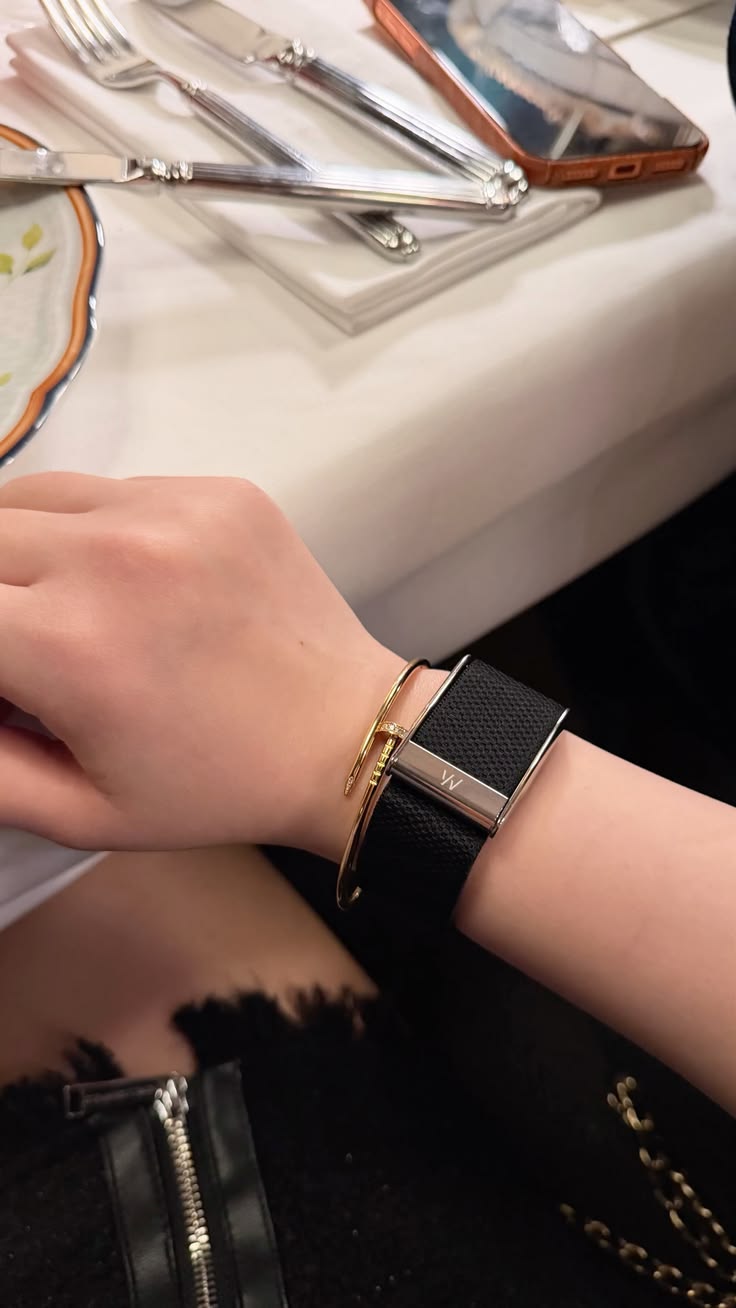 Sleek Black Fitness Band