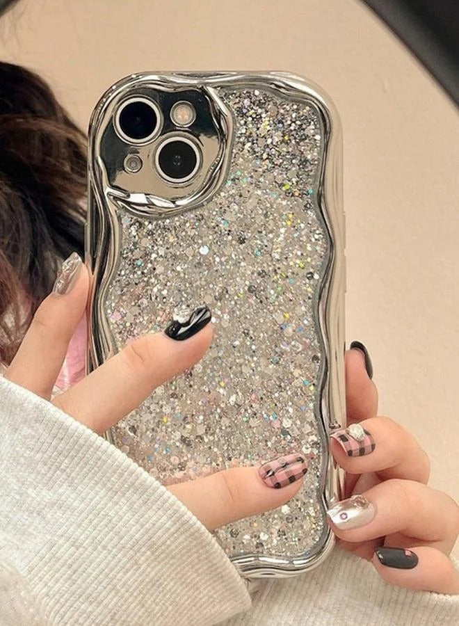 Silver Glitter Sparkle Phone Case
