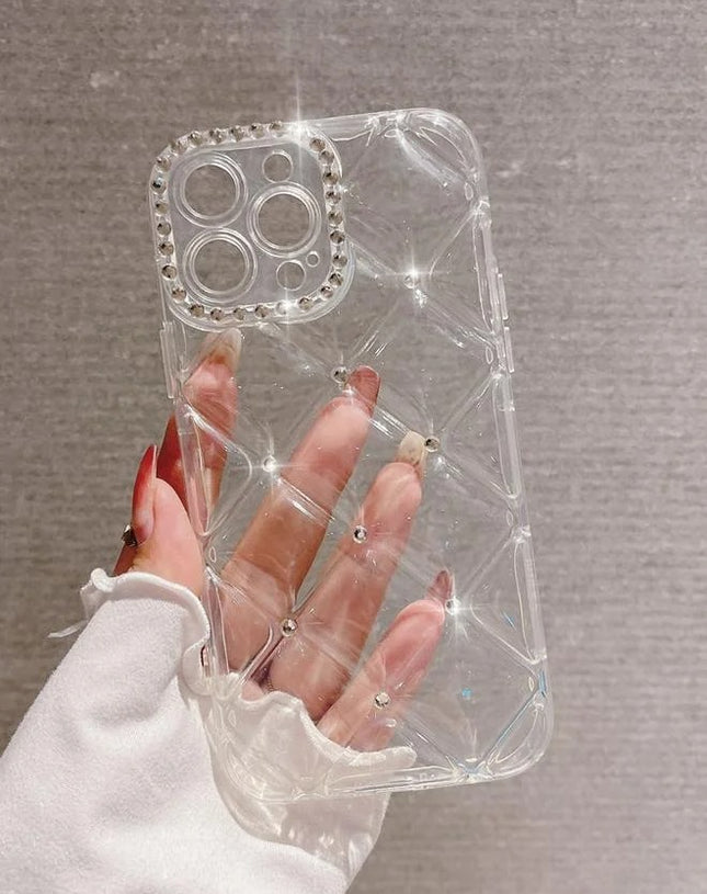 Clear Crystal Ripple Phone Case