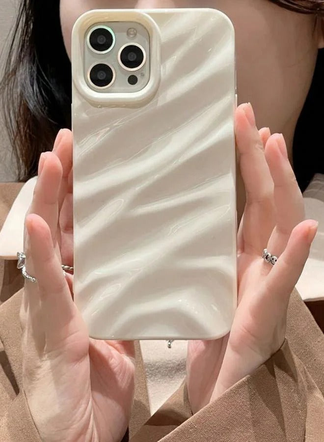 Ivory Ripple Wave Phone Case