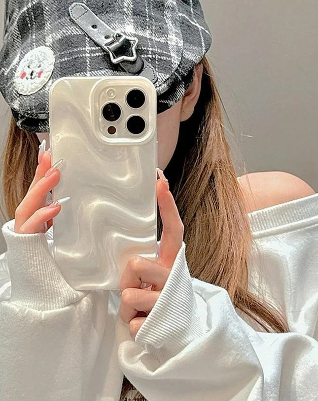 Pearl Wave Glossy Phone Case
